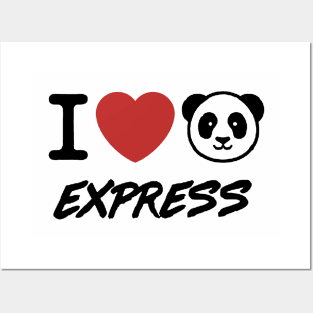 Wei Chen's I heart Panda Express (American born Chinese) Posters and Art